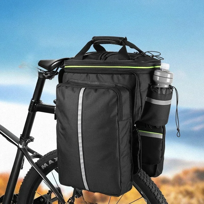 

Bicycle camel bag mountain bike tail large capacity bag cycling shelf bicycle travel bag equipment