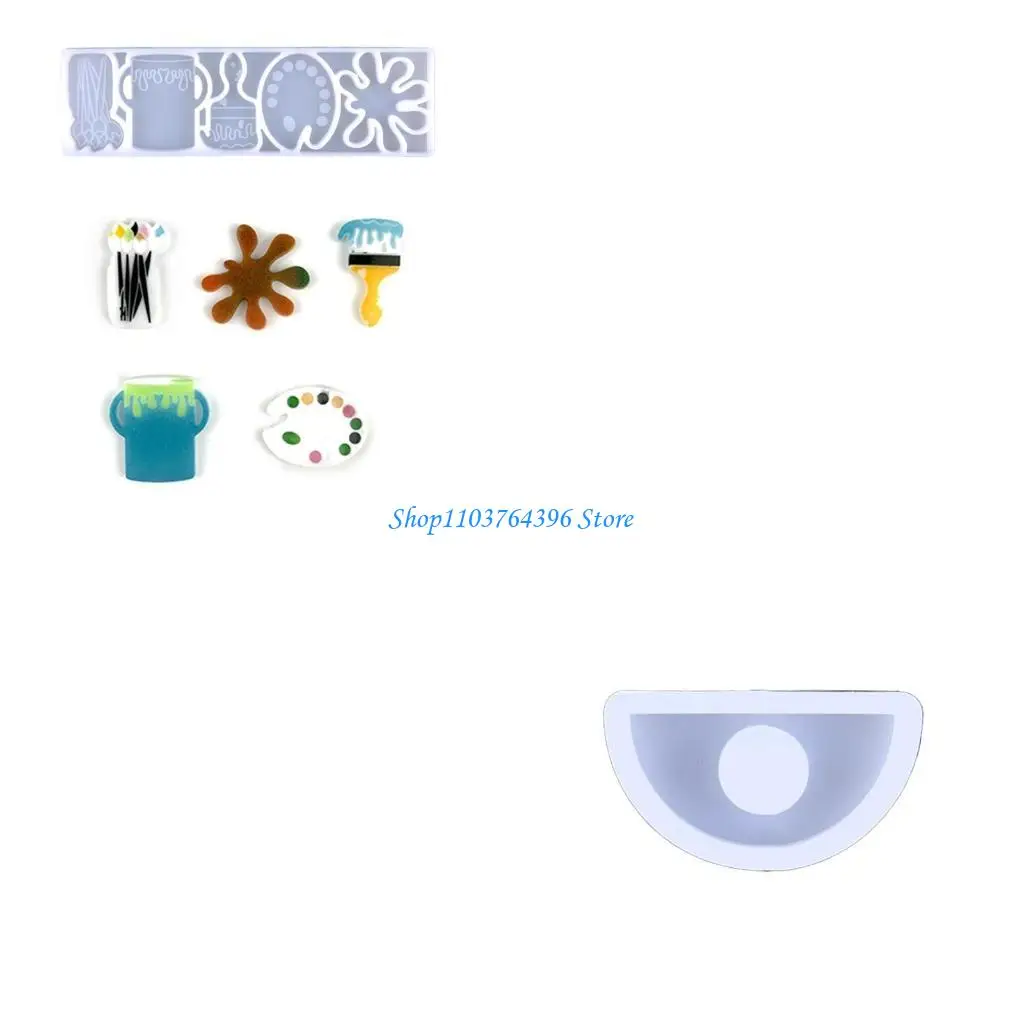 

DIY соломенный топпер, силиконовая форма для литья из смолы, фламинго, подсолнечник, соломенный декор