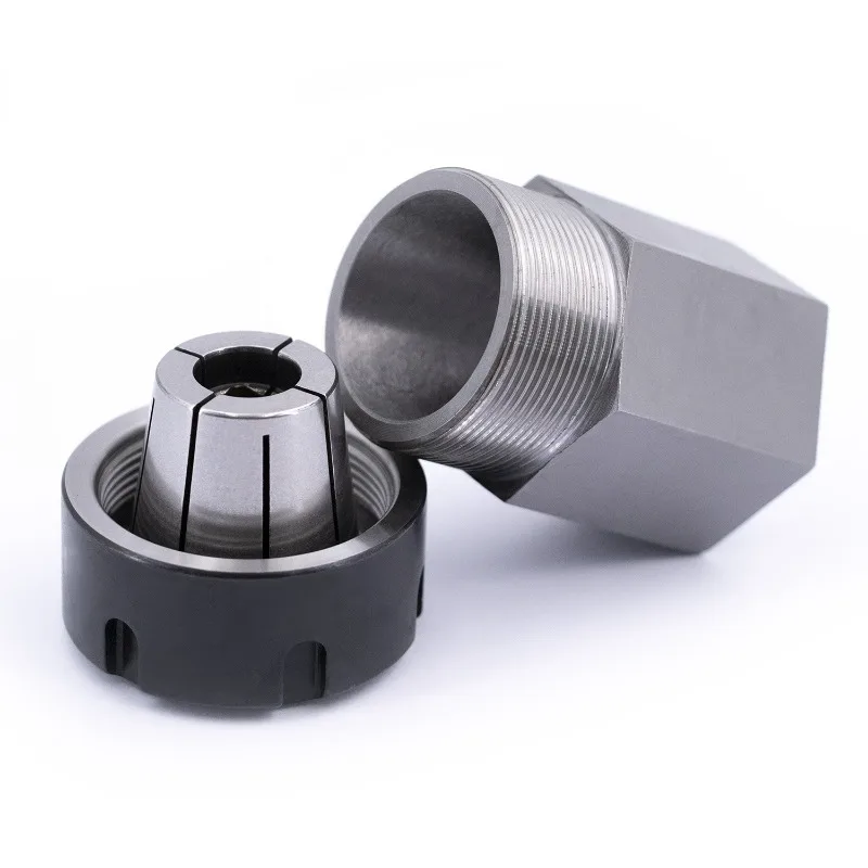 High quality Square ER25 ER32 ER40 Block Hard Steel Hex ER Collet Chuck Seat For CNC Lathe Engraving Cutting Machine Tool holder