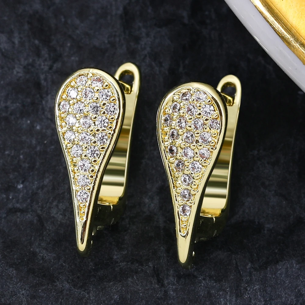 

Juya DIY Women's Earring Making Components Handmade Anti-Allergy Basic Earwire Fixture Earring Hook Clasps Material Supplies