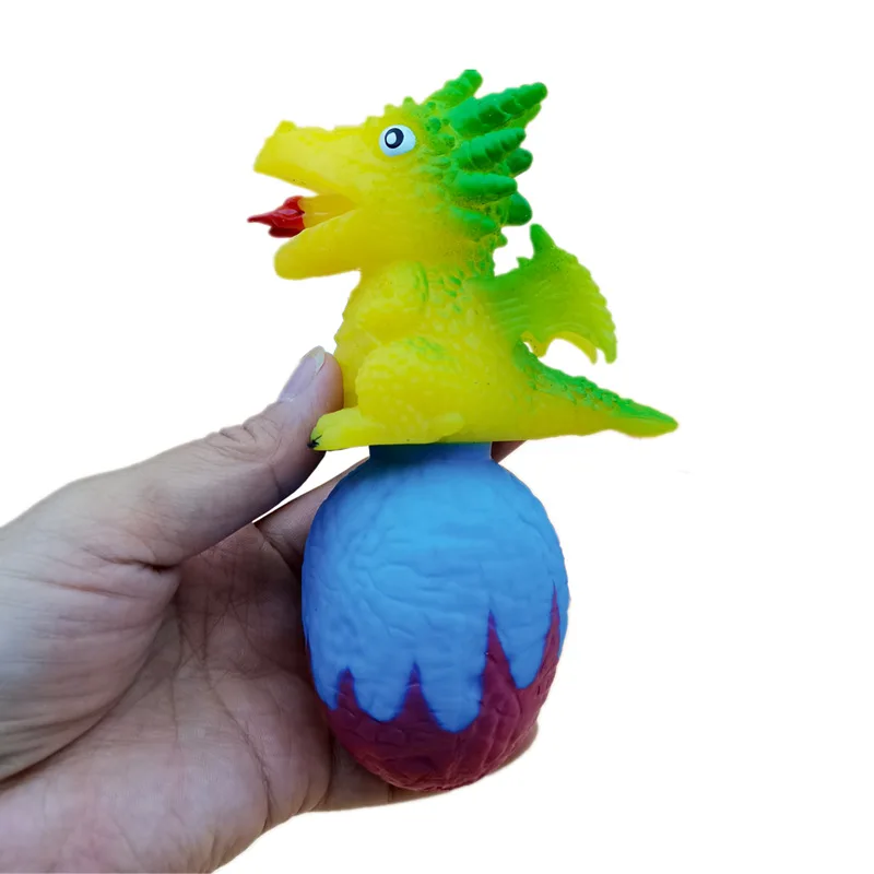 1pc Cute Pet Flip Mini Rolling-Over Plastic Aimals Blind Box TPR Soft Rubber Toy Stress Relief Squeeze Dinosaur Eggs For Gifts