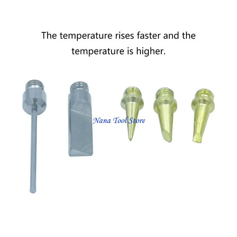 31GJ 5PACK تلميح اللحام المعدني بديل لحام الغاز البديل لـ HS-1115K 26 مل من الملحقات اللاسلكية. #2