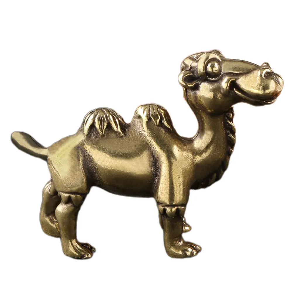

Brass Camel Ornaments Animal Decor Mini Desk Figurine Sculpture Vintage Figurines