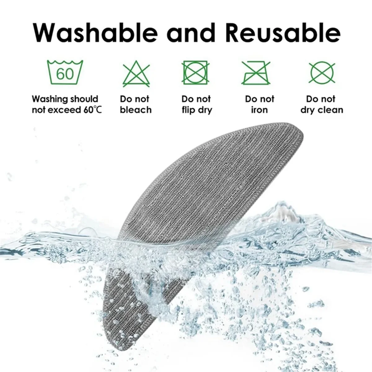 وسادات الممسحة تحل محل قماش التطهير القابل لإعادة الاستخدام لـ Combo I5, I5+, J5, J5+ Robot Vacuum Microfiber القابل للغسل