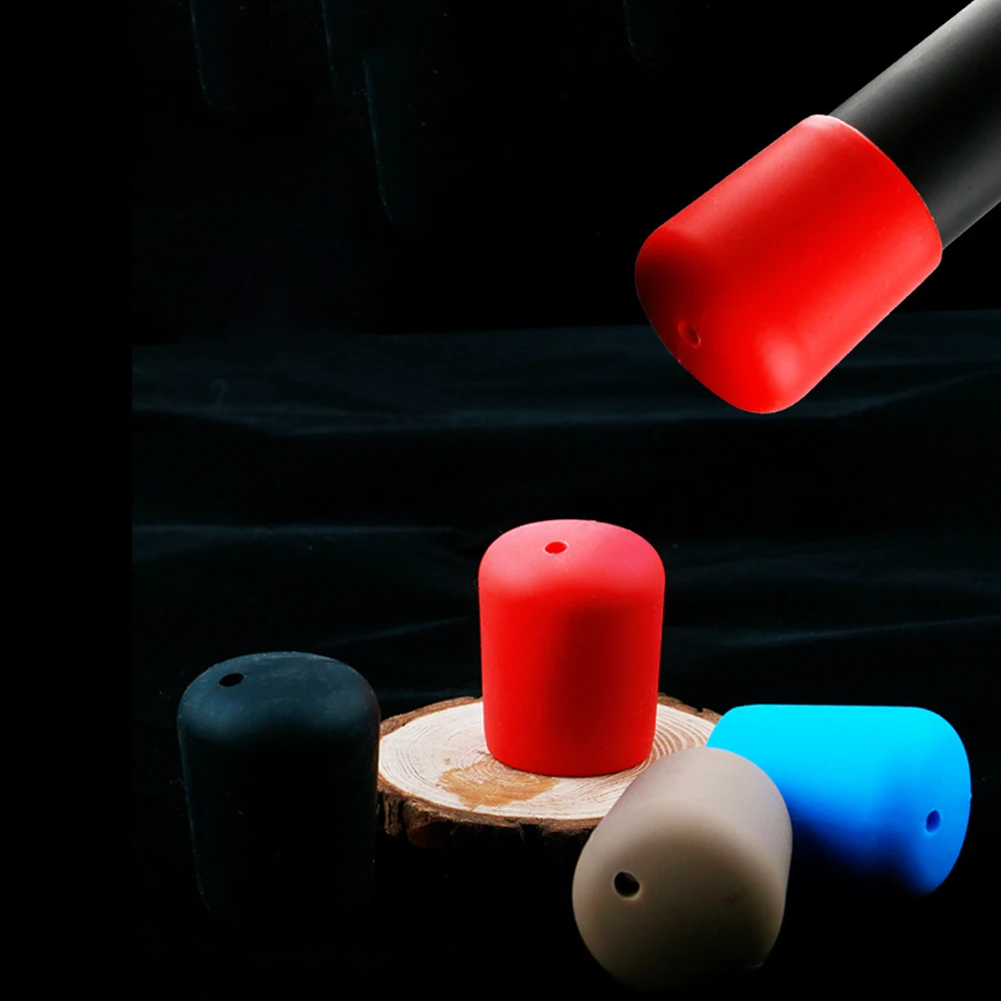 

1x Fishing Rod End Cap Fishing Rod Handle Protective Case Silicone Lure Rod Bottom Protector Fishing Accessories 4 Color 3 Sizes