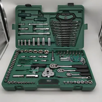 BEACON Professional 120+2PCS Car Repairing Brand Hand Tool Set Car Maintenance Repair Kits Common Rail Injector Tool