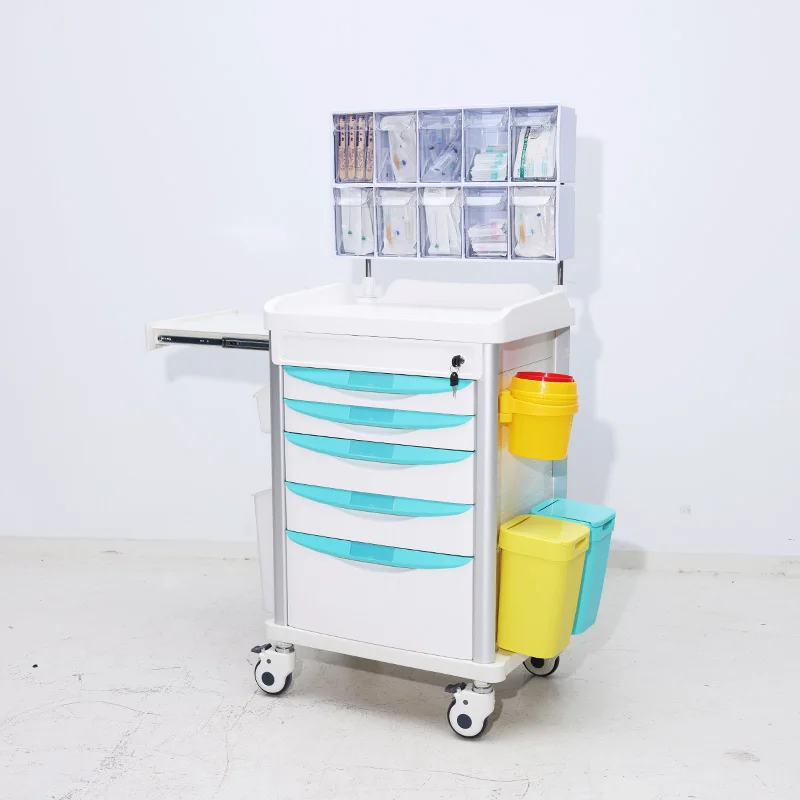 MT MEDICAL Mini Medical Equipment Trolley Surgical Anesthesia Emergency Cart For Hospital Use