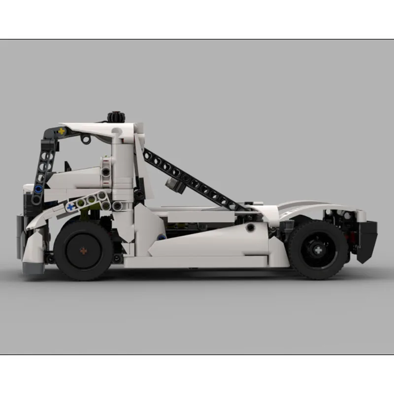 

MOC-198500 Classic New Flatbed Truck Building Block Model, 665 Parts, Creative Birthday Gift Toy for Boys and Children