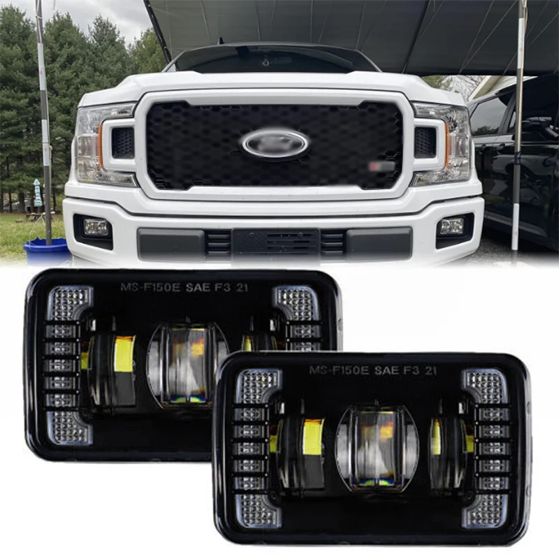 Bumper Driving Lamp LED Fog Lights DRL For Ford F150 2015 2016 2017 2018 2019 2020 High Low Beam Plug and Play Car Accessories