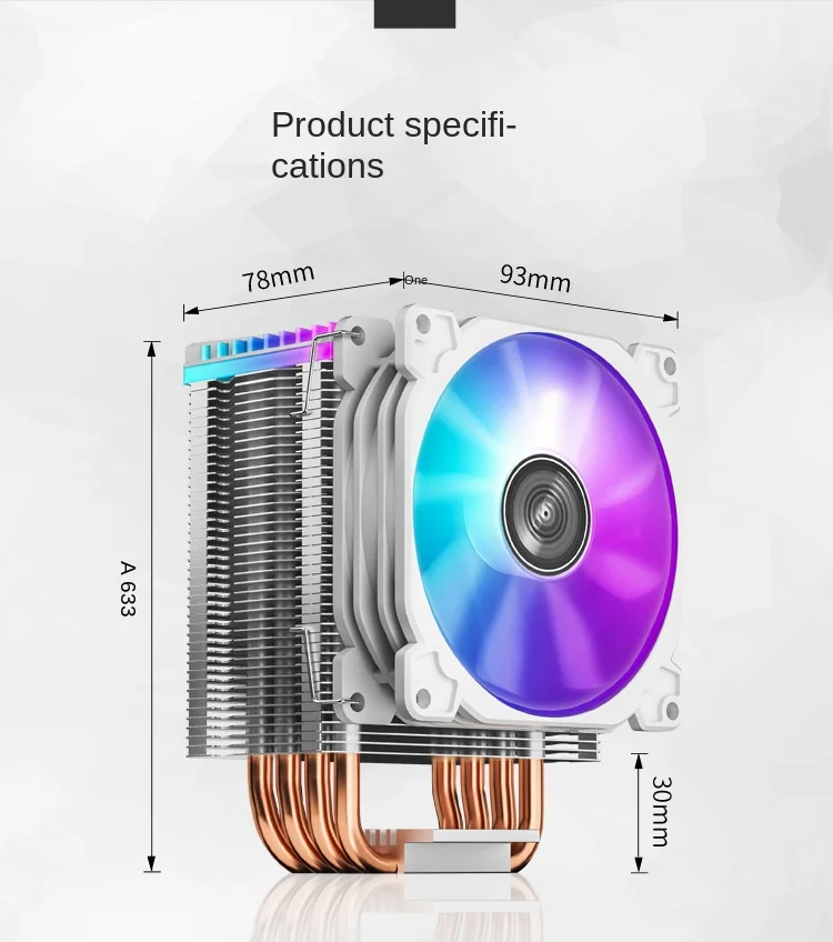 Imagem -05 - Ventilador Cr1400 Evo Cpu Heatpipes Argb Processador Pwm Radiador de ar Ventilador Silencioso para Lga1700 1200 1151 1150 Am4 Am5