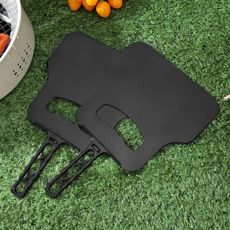 Barbecue Portable Hand Crank Blower Manual Combustion Air Fan Tool for Outdoor Hiking Camping Picnic BBQ Grills