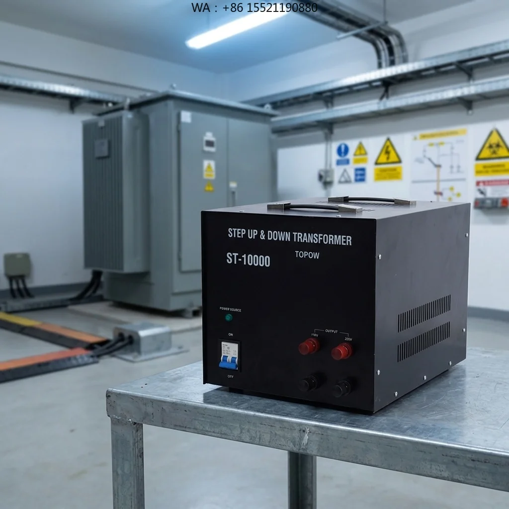 Step Up/Down Transformer Converter Stabilizers ST-10KVA Factory Direct 220V to 110V Industrial Single Phase
