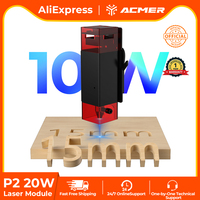 ACMER 10W Laser Head Upgrade Kit for Blue Diode CNC P1 S Pro Laser Engraving and Cutting Machines Plywood Acrylic Leather