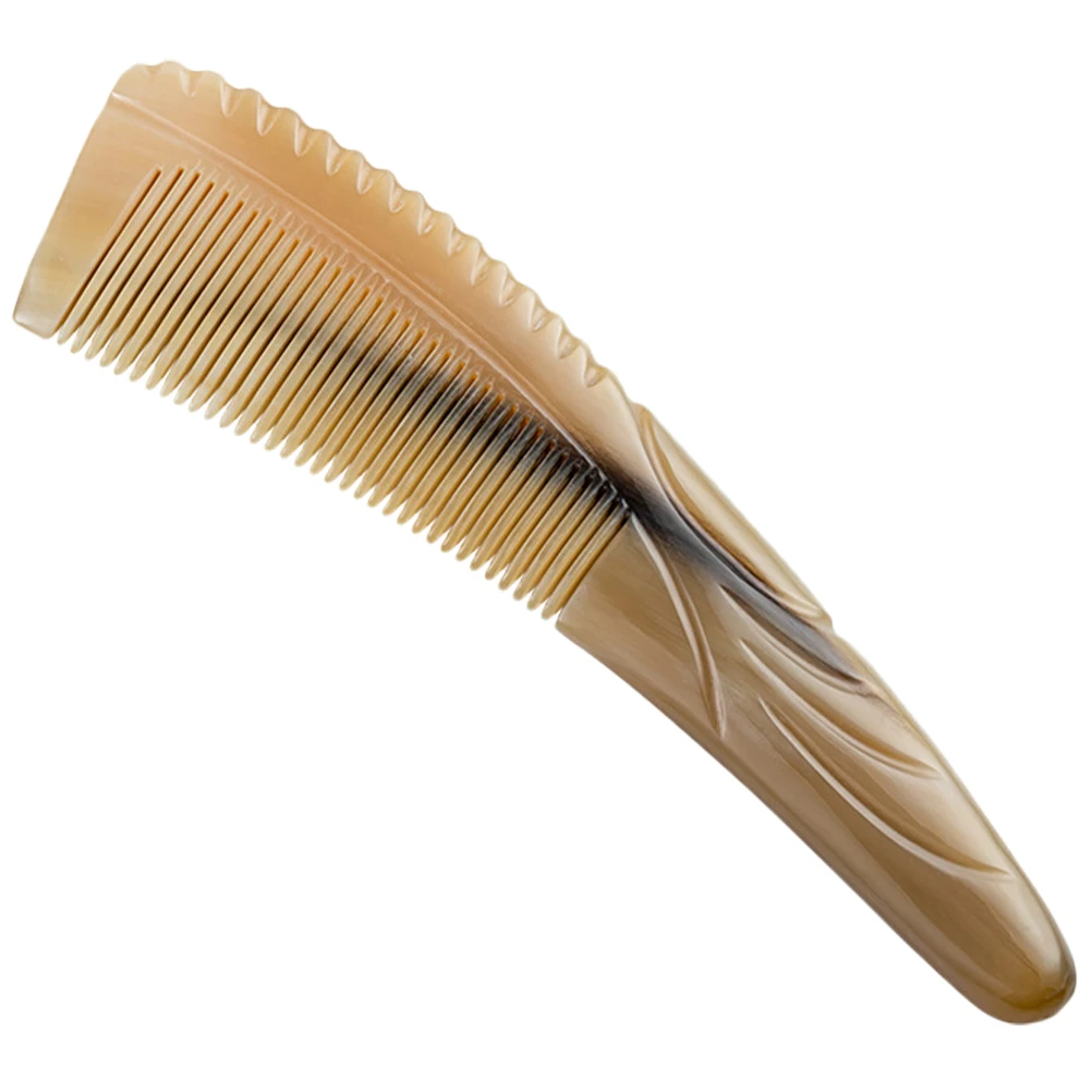 

Hair Care Comb Ox Horn Comb Scraping Massage Comb Detangling Women Horn Comb Household Scalp Care Cleaning Tools For Home Hair