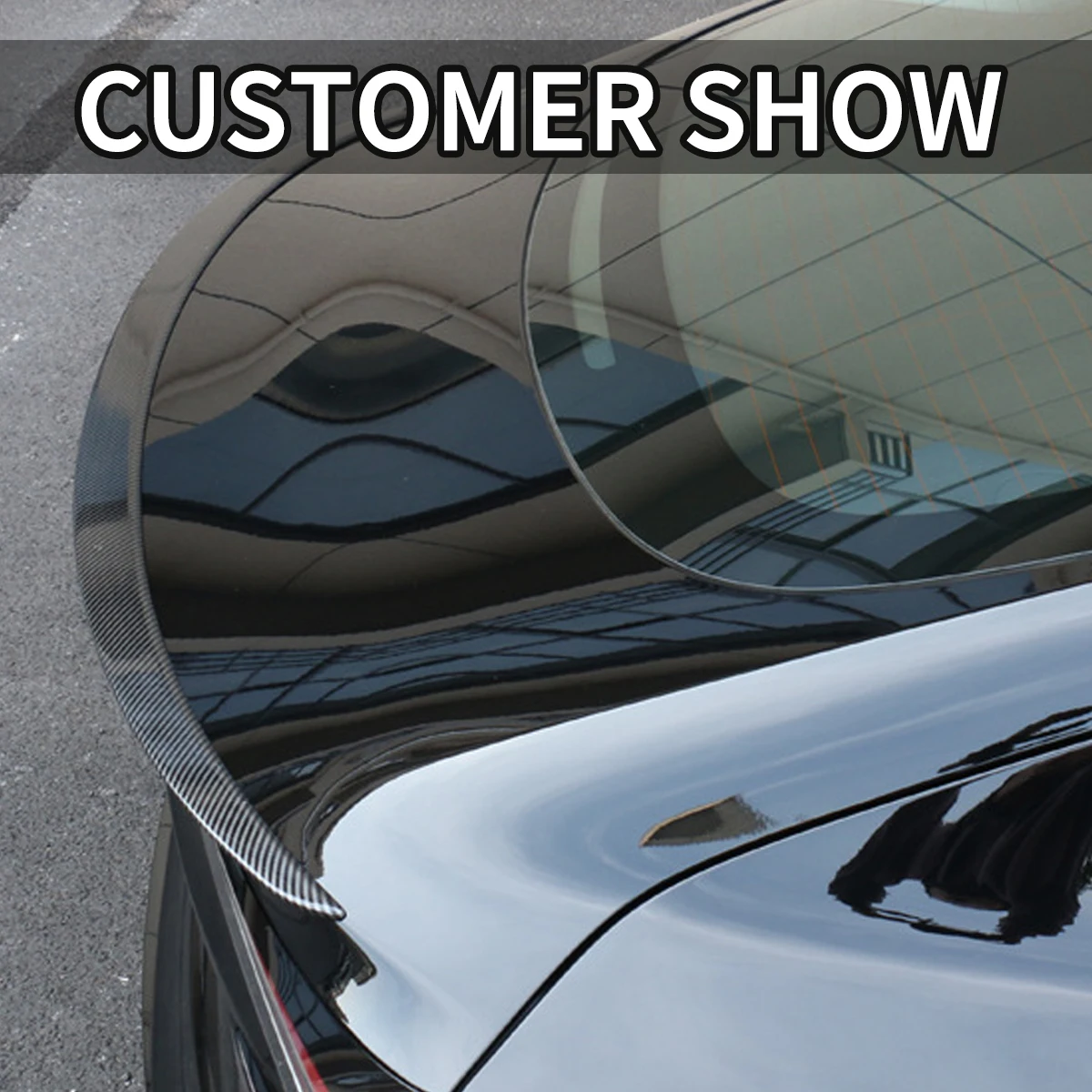 Per il 2024 Tesla Model 3 Highland P Style coperchio del bagagliaio posteriore ala Spoiler portellone dell\'auto coperchio a sdraio labbro Flap Trim