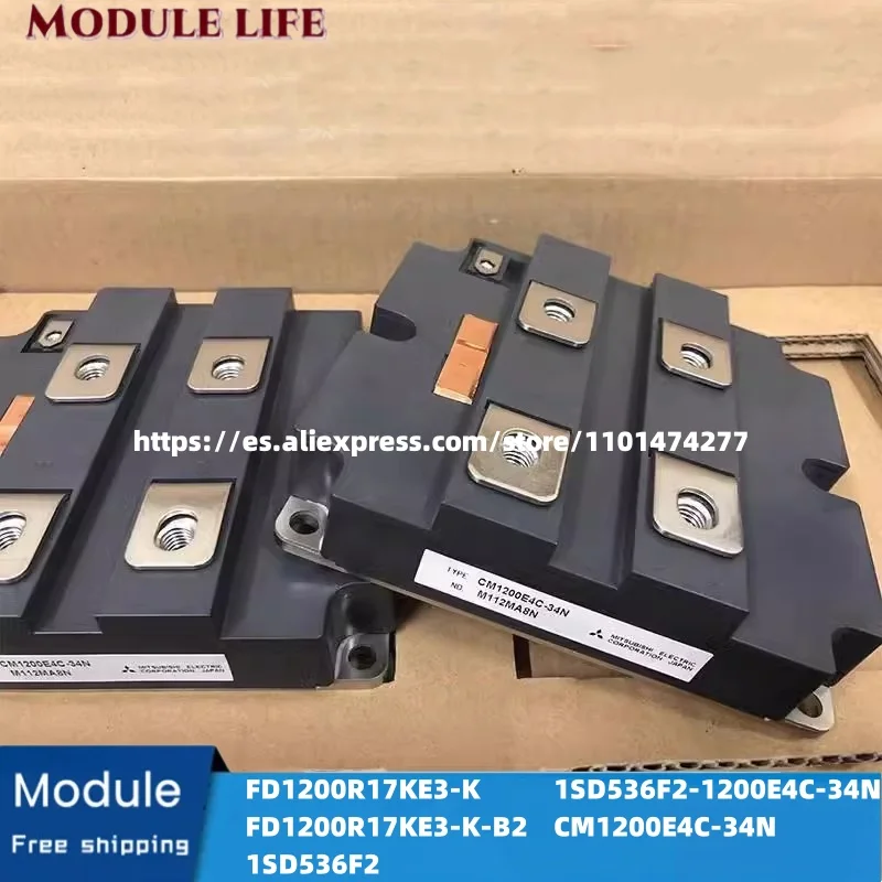 

FD1200R17KE3-K FD1200R17KE3-K-B2 1SD536F2-1200E4C-34N CM1200E4C-34N 1SD536F2 New IGBT module