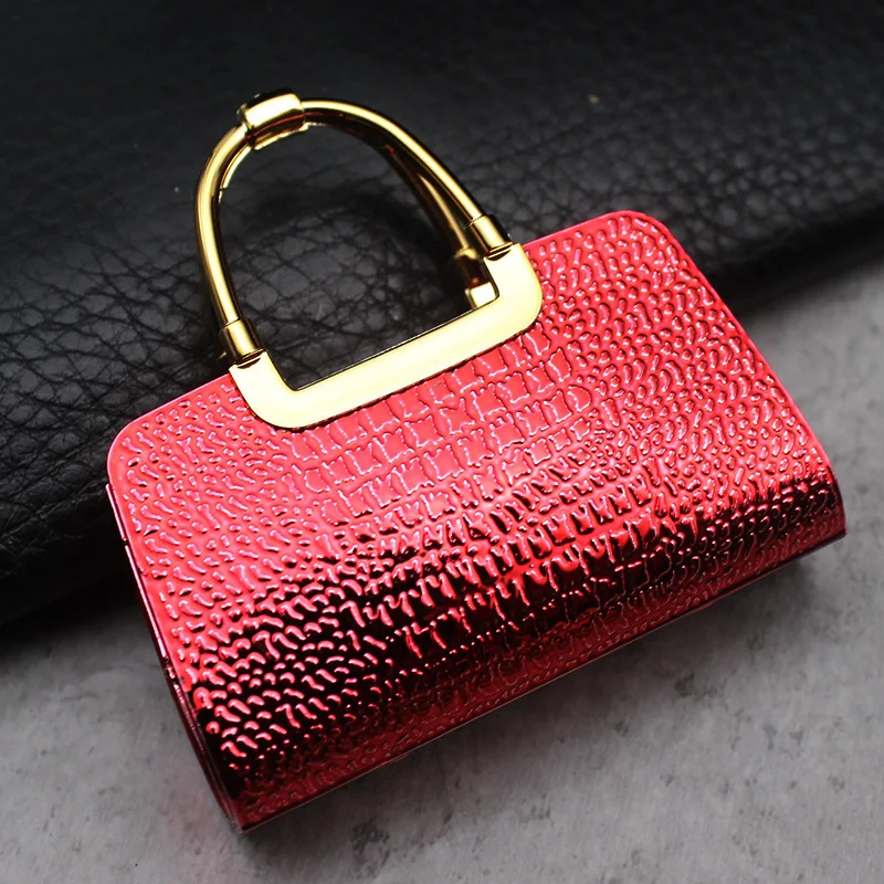 

New Mini Fashion Women's Bag Inflatable Lighter Cool Open Flame Metal Butane Gas Lighter Women's Gift Cute Smoking Accessories