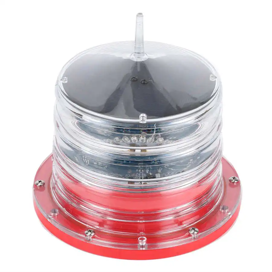 

Solar Power Beacon Light LED Flashing Floating Lamp IP68 Waterproof for Marine Ship Boat Plastic Boat Light