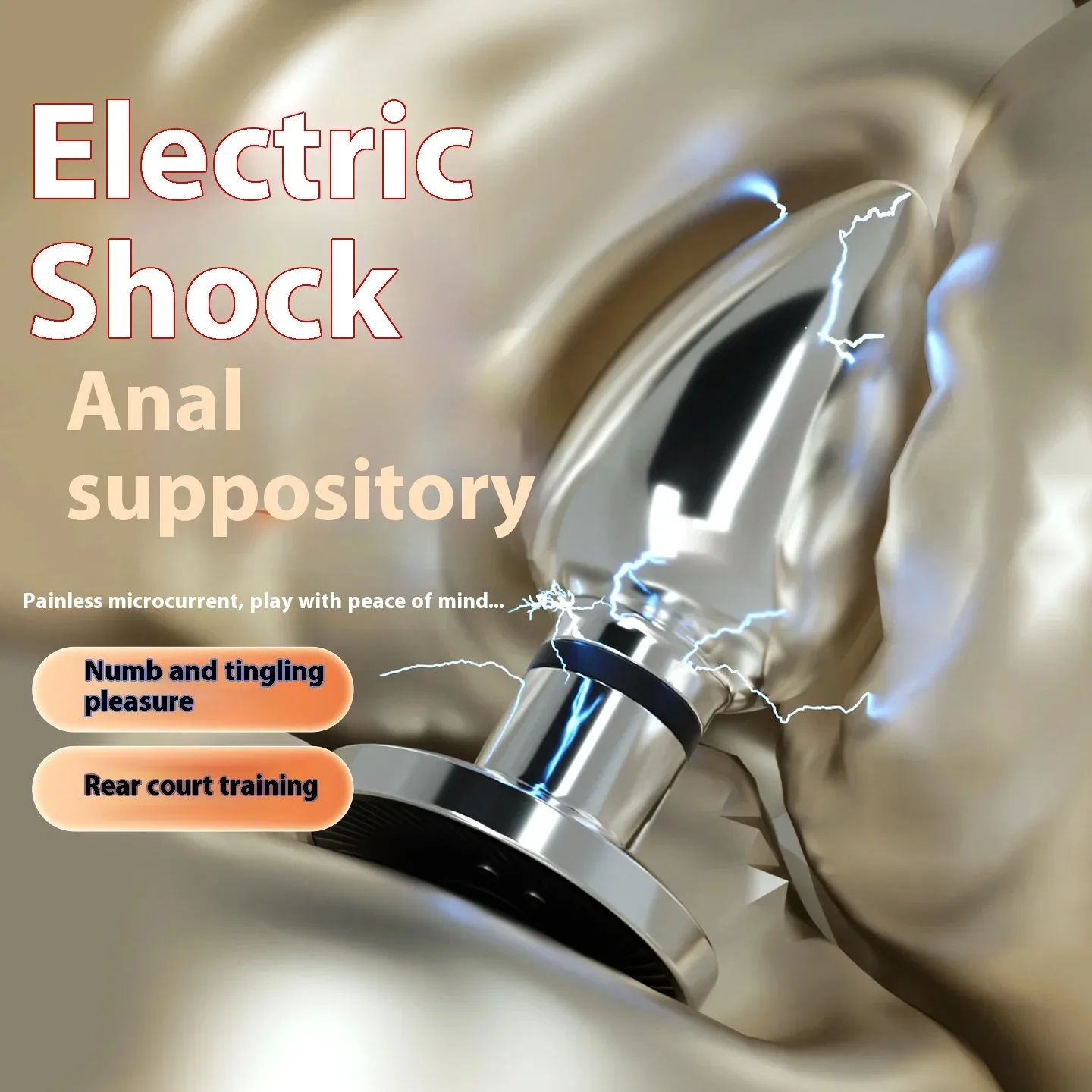 Electroshock Anal Vibrator Microcurrent Stimulation Remote Vibrating Butt Plug Prostate Massager Adult Women Men Anal Sex Toys view 4