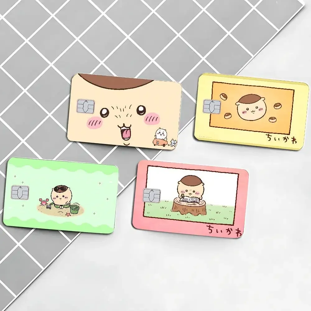 Cartoon K-Kurimanjuu  Anime Cartoon Bear Skin Sticker Film Tape Case for Big Credit Debit Card Front Side