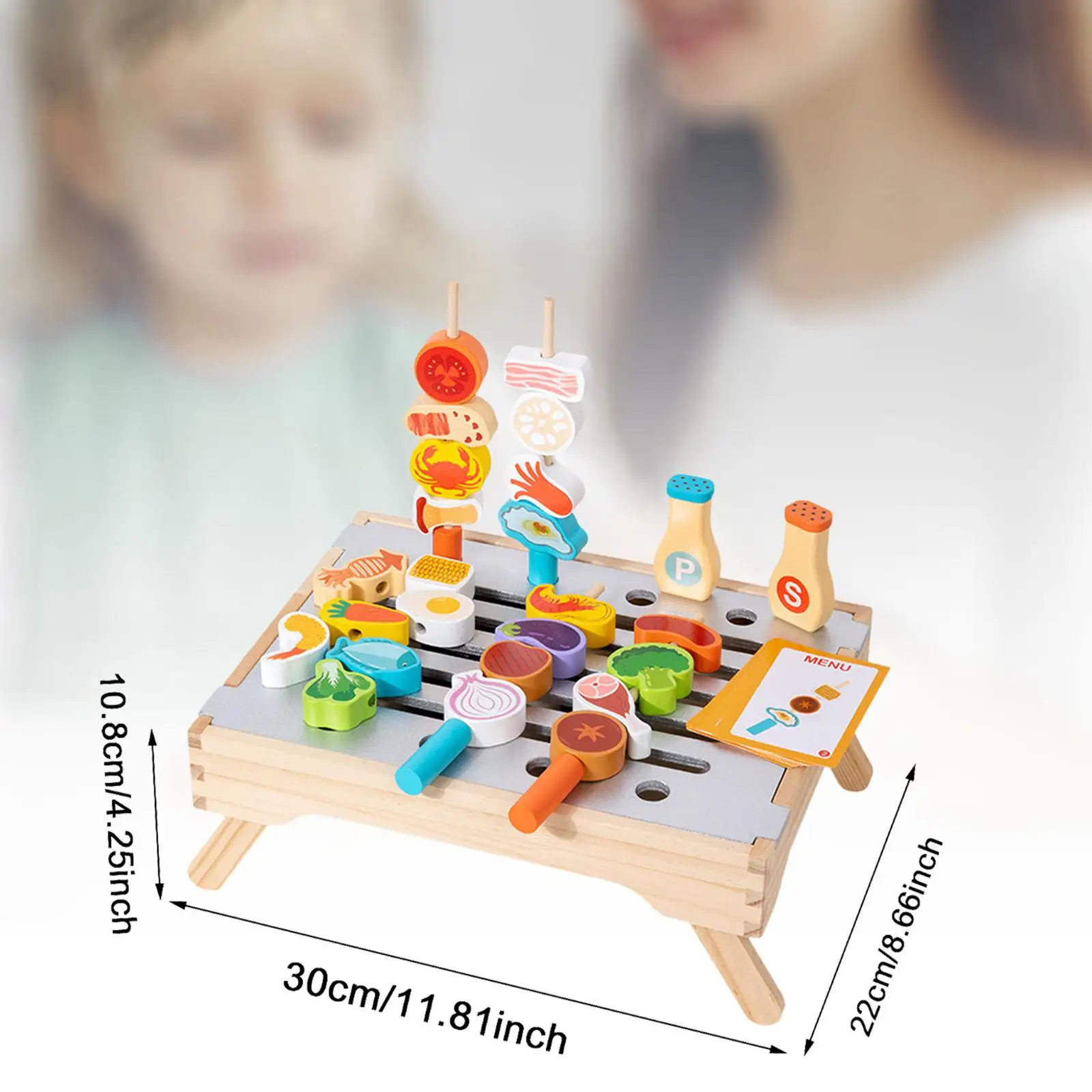 

Игрушки-барбекю для распознавания пищевых упражнений, движения рук, развитие хранения