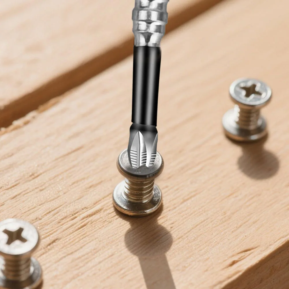 

4PCS 25-90mm Cross Screwdriver Bit Alloy Steel Anti-Slip Long Drill Bits PH2 Resistant Bits Electric Screwdriver Tips