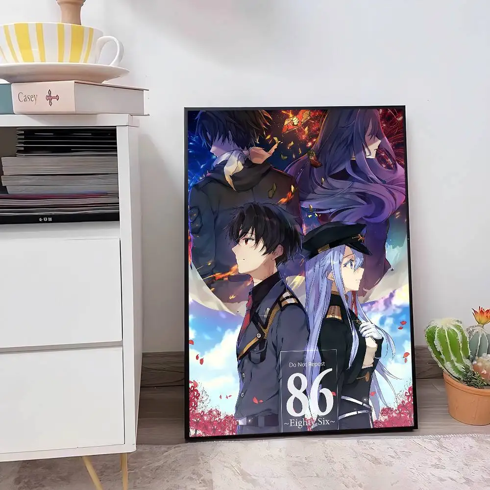 أنيمي 86 ستة وثمانون HD الفن أنيمي الملصقات لزجة HD جودة جدار الفن الرجعية الملصقات للمنزل غرفة Kawaii ديكور