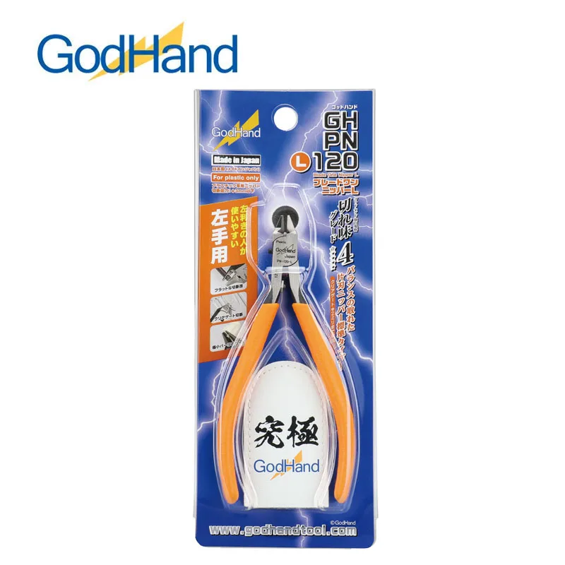 Blade One Nipper l Left Handed Fina Única Lâmina Alicate Diagonal Pinças de Plástico Modelo Específico Ferramentas Hobby Godhand-gh-pn120-l