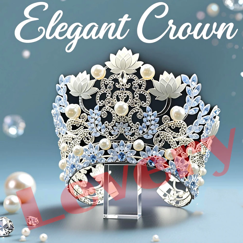 

Levery Silver Tall Wedding Tiaras for Women Luxury Cubic Zirconia Crowns for Women Pageant Birthday Bridal Hair Accessories