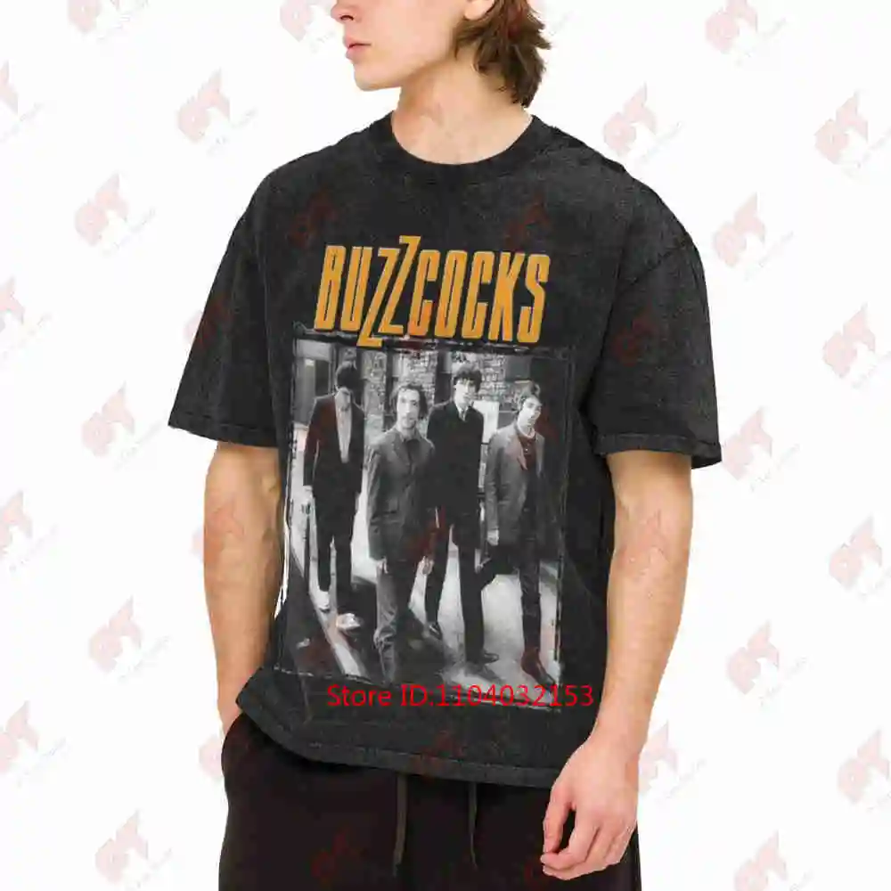 Buzzcocks Vintage Washed Tee Pure Cotton T-Shirt