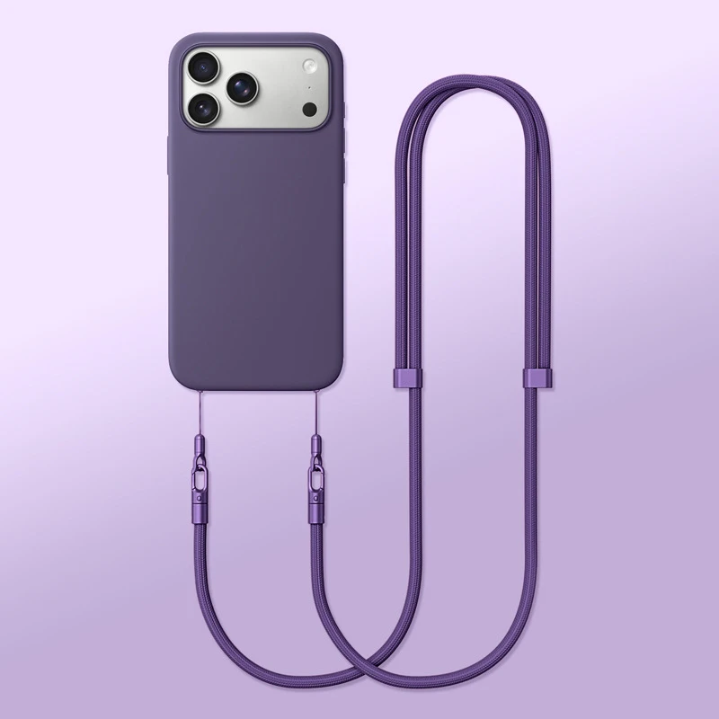 

Чехол для телефона iPhone Air 17 Pro Max, подвесной шарм, переноска через плечо, шейная веревка, регулируемый многофункциональный длинный подвесной ремешок