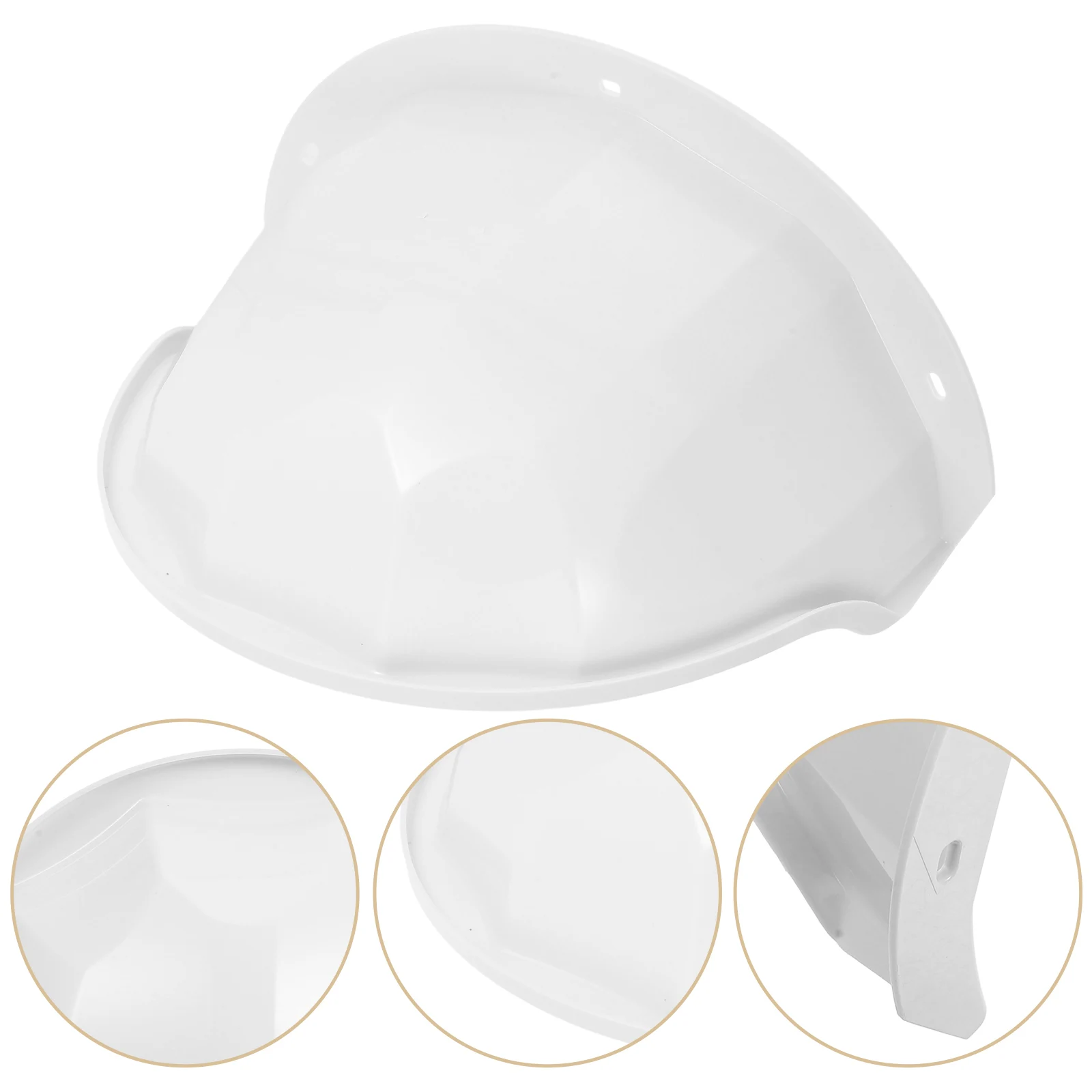 

4pcs Outdoor Cover Weatherproof Abs Shelter Camera Outdoor Shield For Security Cameras Sun Rain Protection Ring Housing