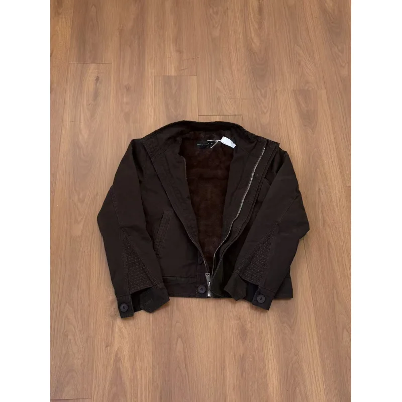 

EME Yishengyi Zuo Shandiao, рабочая одежда в стиле ретро, куртка, пальто 25, зимняя парусиновая куртка с тяжелыми бисером, пальто AF