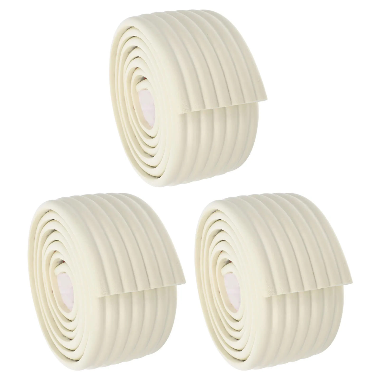 

3 Rolls Corner Protector Proofing Anti-Collision Strips Safety Edge Bumpers Tables Windows Cabinets 2M Easy Install