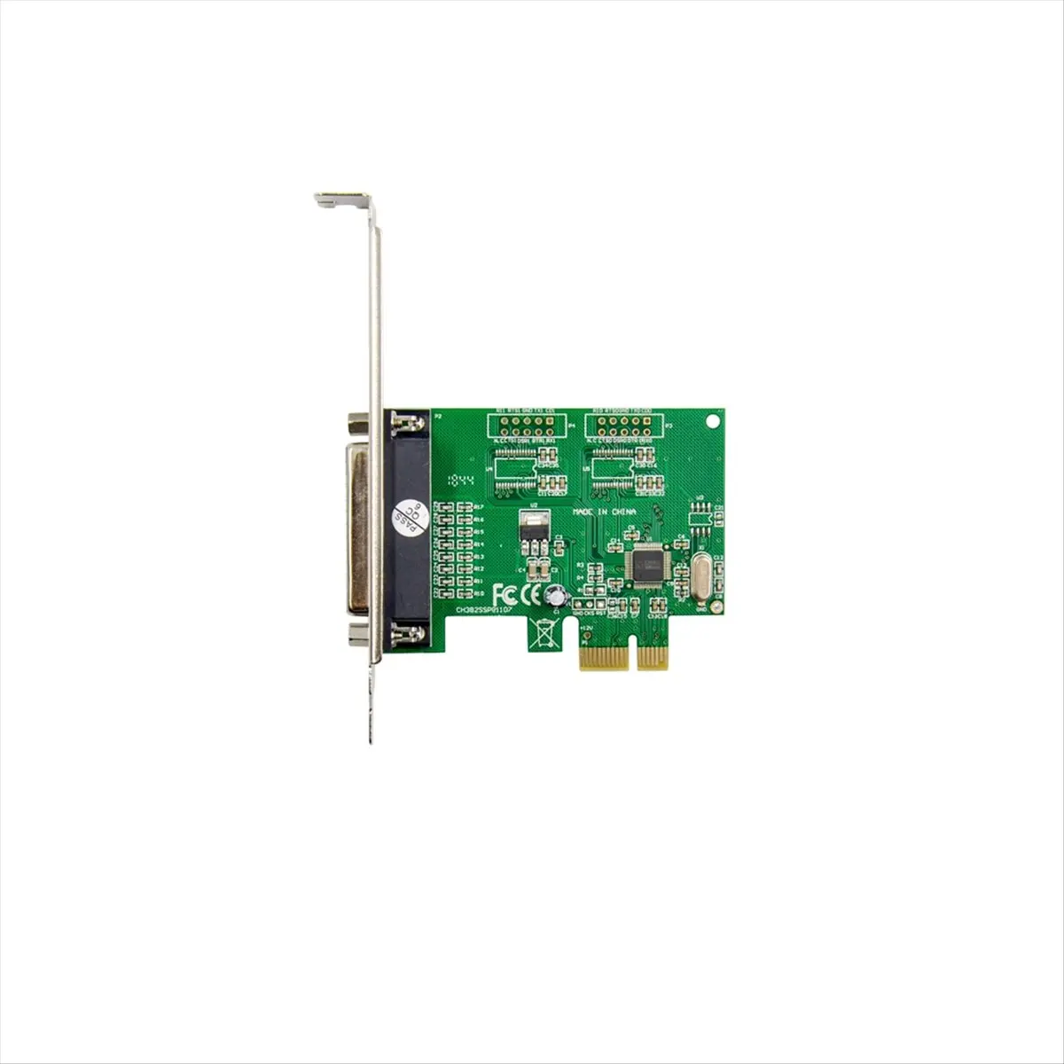 A14M Controller Card ST38 PCIe X1 CH382L DB-25 Pin Industrial for Print Terminal Multi-Function Convenient Expansion Card