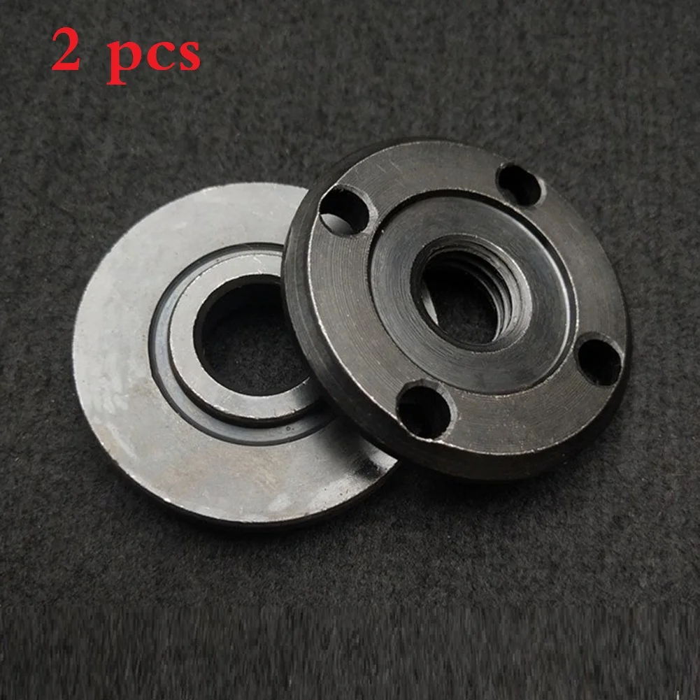 Moedor de Ângulo de Substituição Rosca M16 Ferramentas de Conjunto de Porca de Flange Exterior Interna Placa de Ferro Puro Acessórios de Rebarbadora
