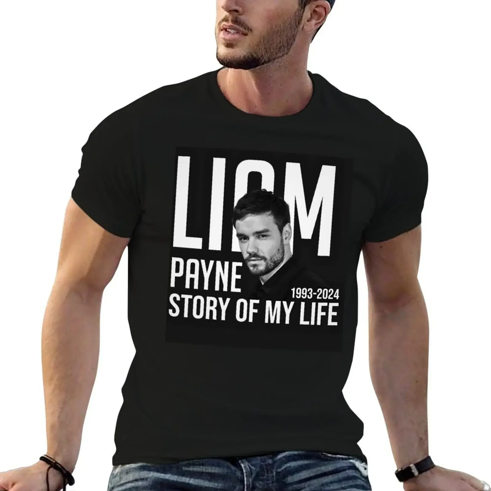 

liam payne Tri-blend T-Shirt shirts graphic tees Luxury man mens t shirts top quality