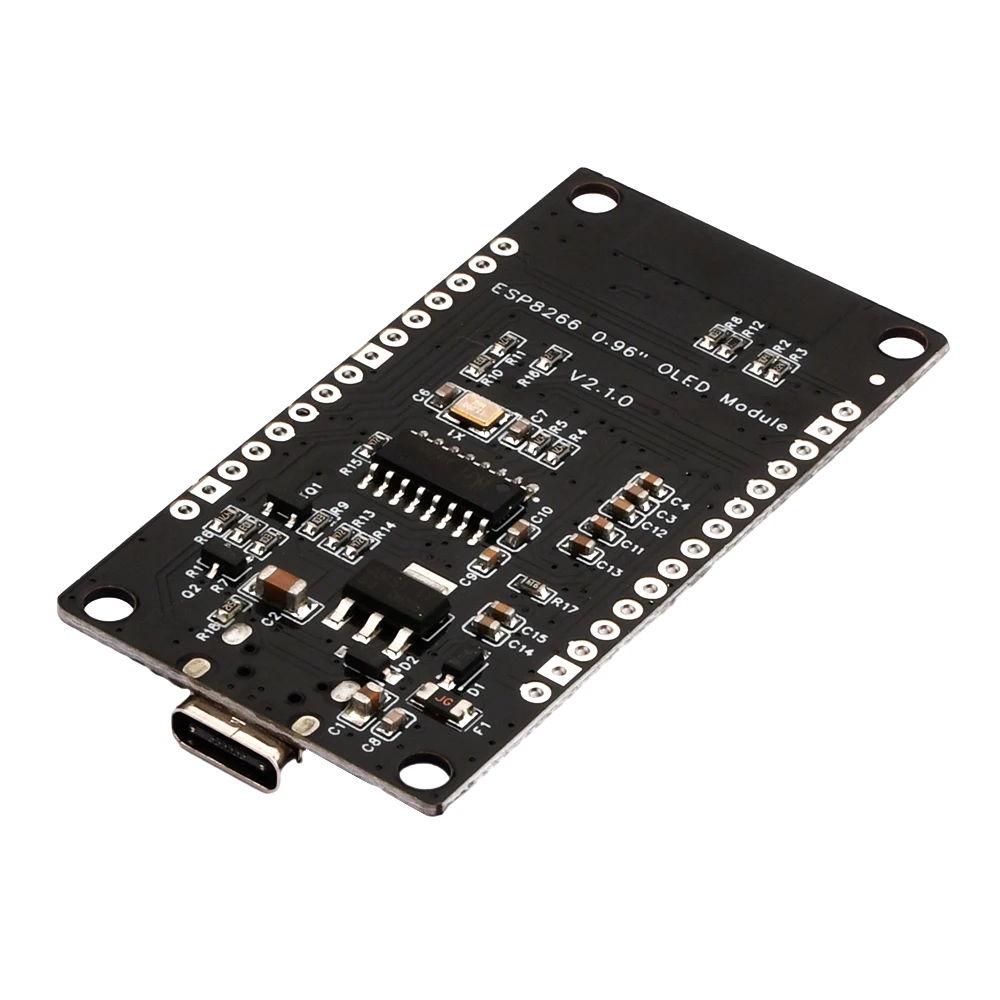 Nodemcu ESP8266 Development Board Serial wifi Module CH340G with 0.96 OLED Screen Type-C/Micro USBI2C SPI ESP8266