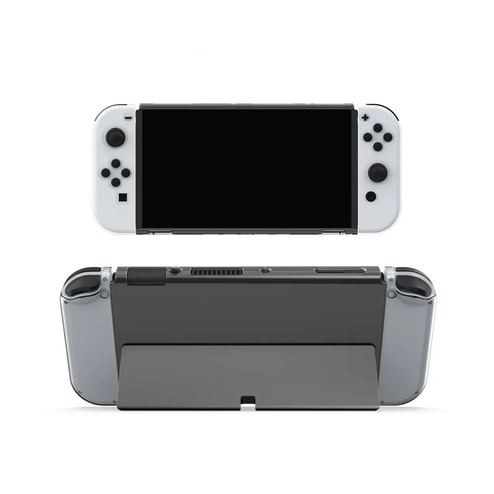 TPU Soft Transparent Shell Protective Case Clear Protector Case for Nintendo Switch OLED Game Console Accessories