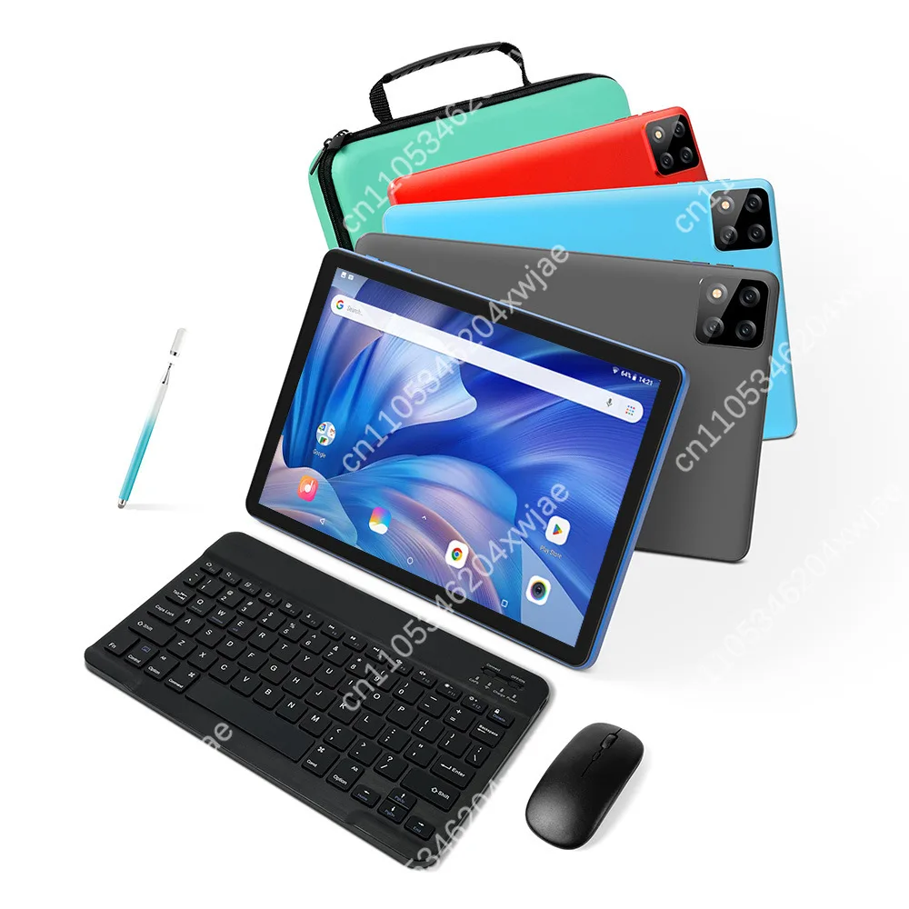 تابلت جديد مقاس 10.1 بوصة مزود بلوحة مفاتيح روسية وحقيبة تخزين |   تصميم نحيف عالي الجودة