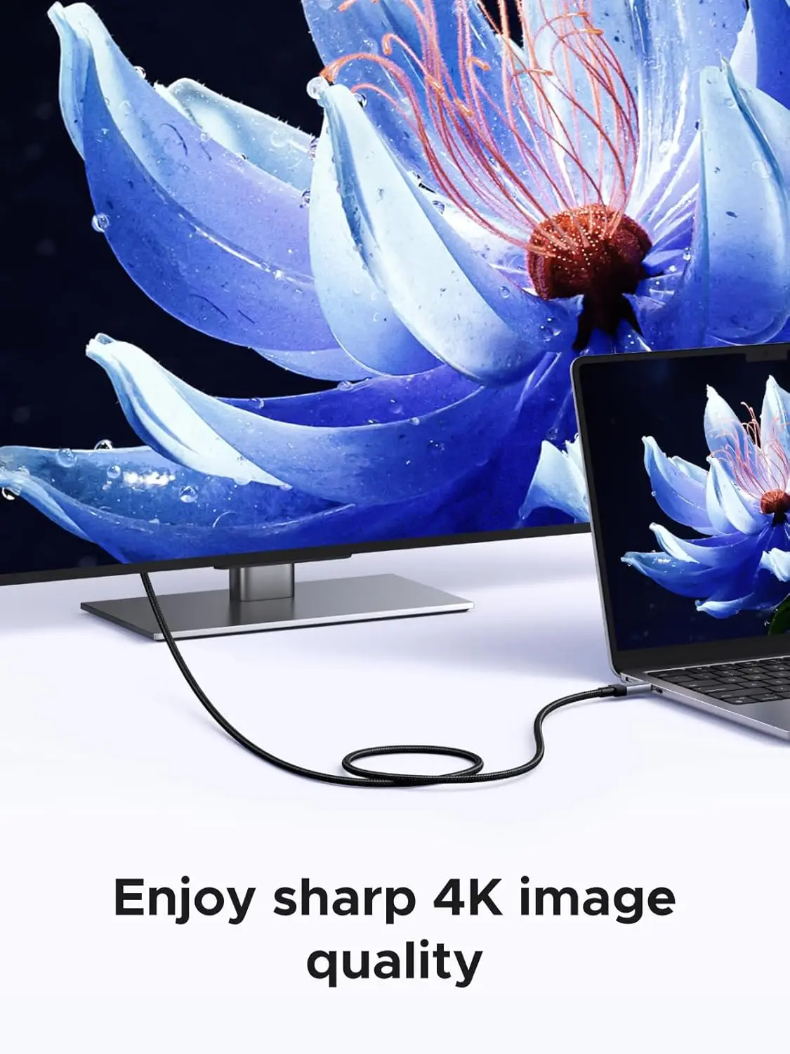 UGREEN Cable USB C de 240 W Gen2 10 Gbps USB 3.2, Salida de vídeo 4K 60 Hz Carga rápida Compatible con iPhone 16/15/14 Pro Max