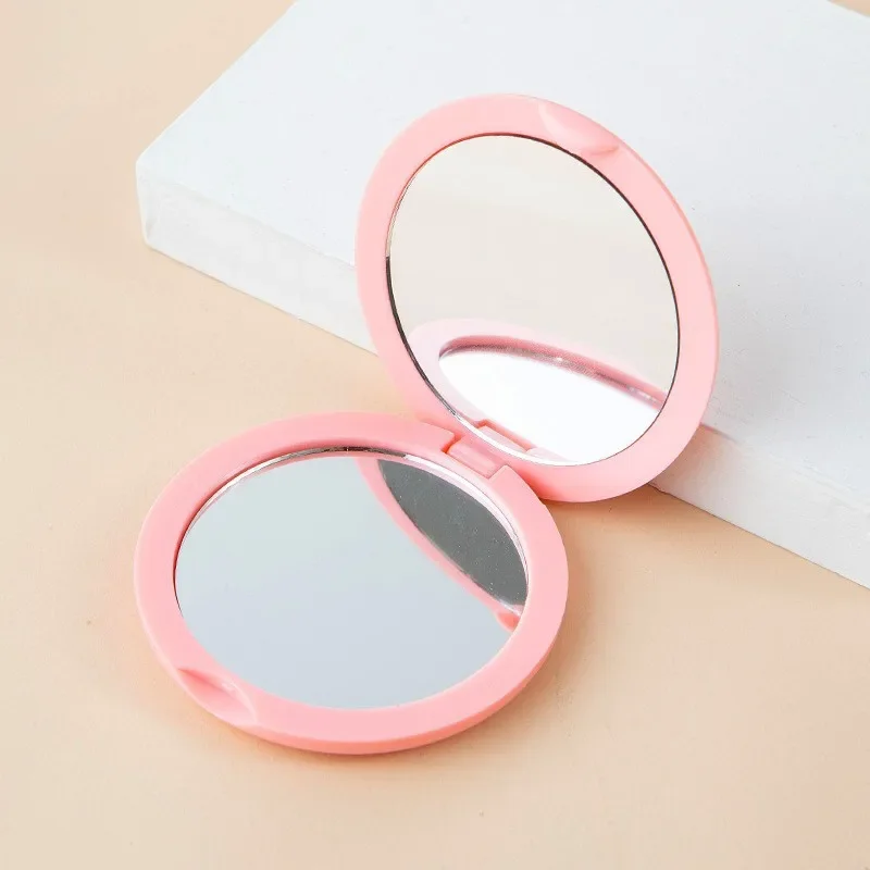 Handheld Double Sided Folding Mirror Square Round Small Mirror Mini Makeup Mirror Cute Gift Makeup Mirrors Skin Care Tools