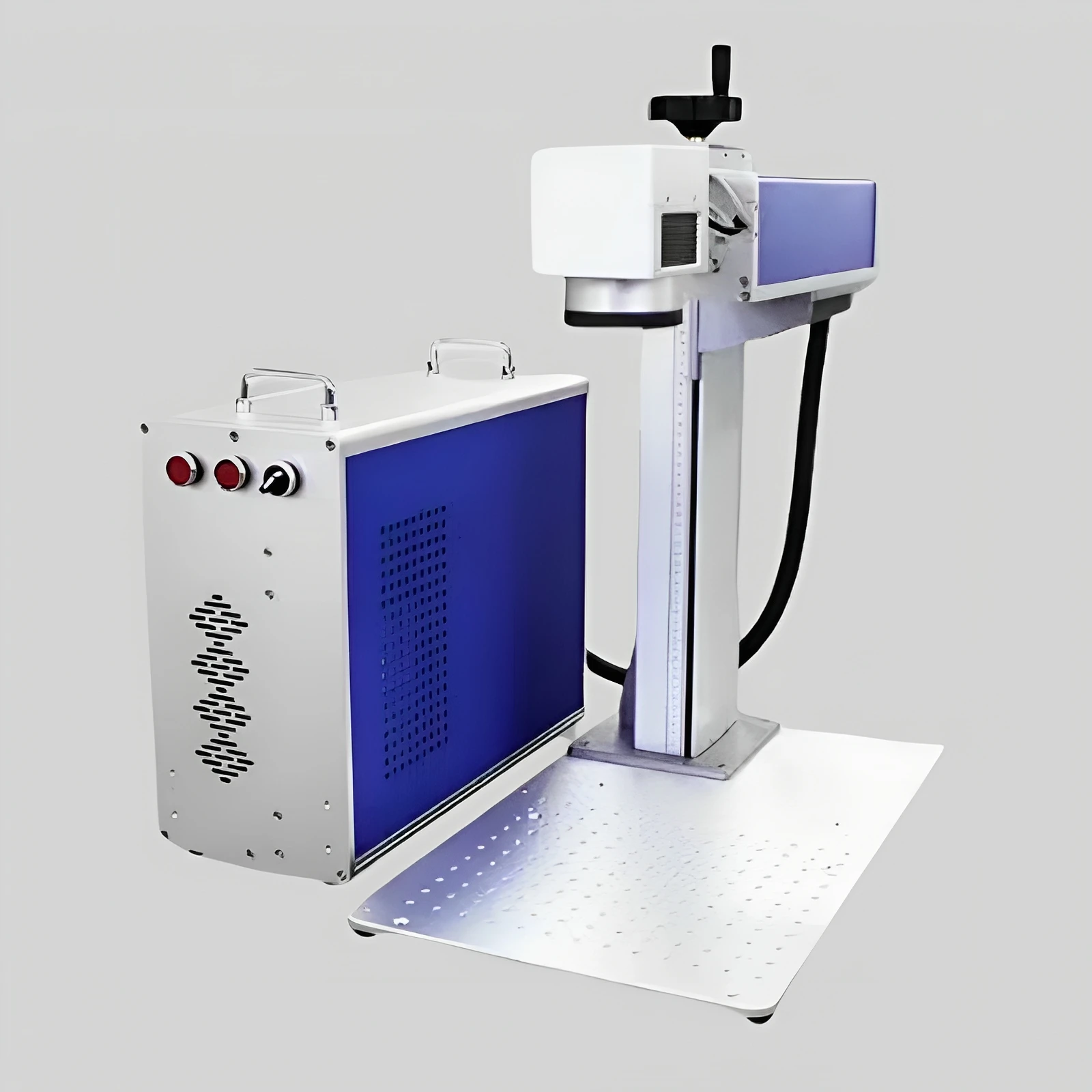 Machinery Industry Equipment Cnc Phone case Printing Machine 20w Fiber Engraver Graving Marking Machine Metal 3d Printer view 3