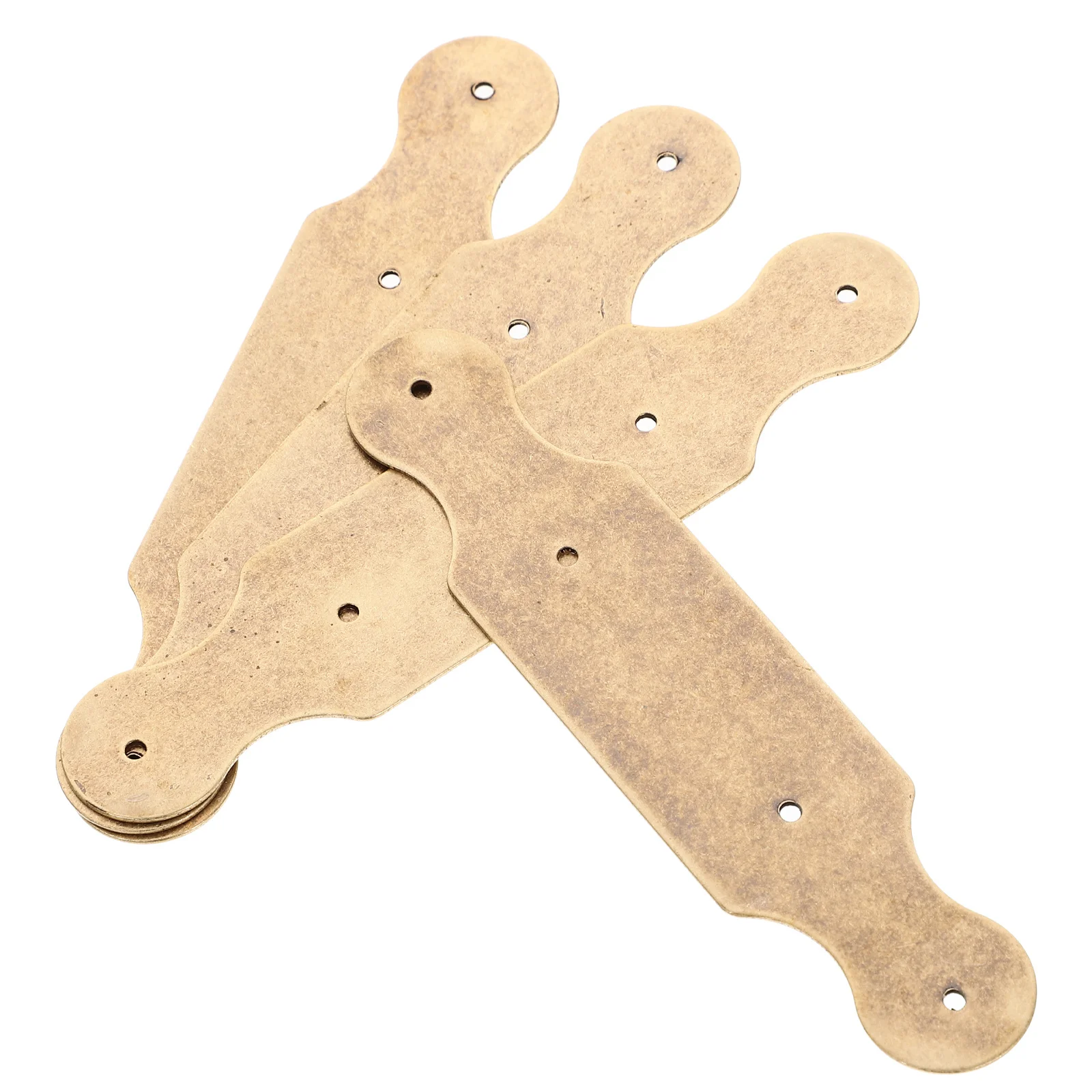 

4pcs Copper Corner Protectors Wooden Box Guards Decorative Edges Covers For Jewelry Case Cabinet Repair Diy Decoration