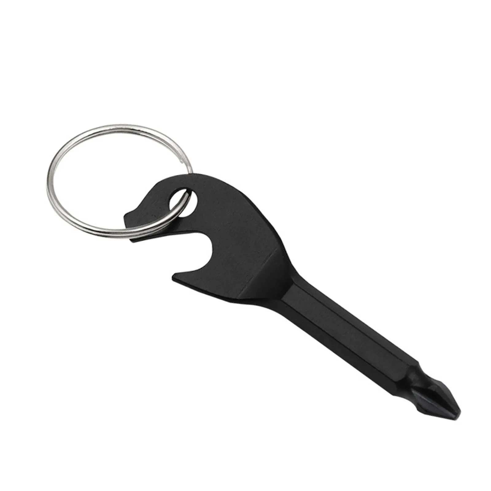 

1pc Multifunction Outdoor Tools Bottle Opener Phillips Screwdriver Key Chain Pocket Repair Tool Home Camping Accessories