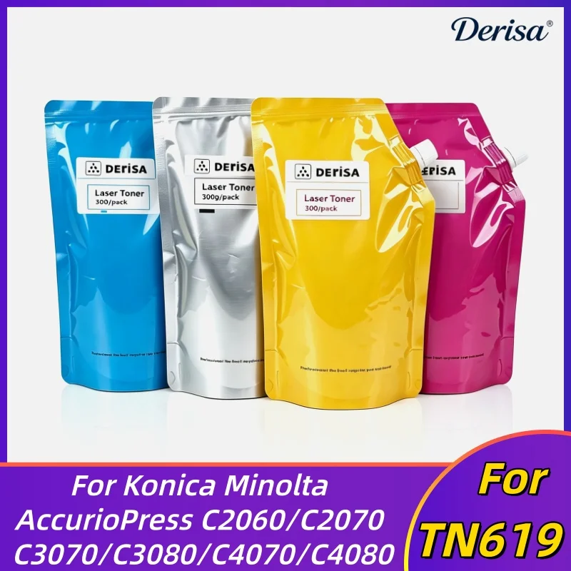 300g/bag TN-619 Tone Powder For Konica Minolta AccurioPress C2060 C2070 C3070 C3080 C4070 C4080 TN619