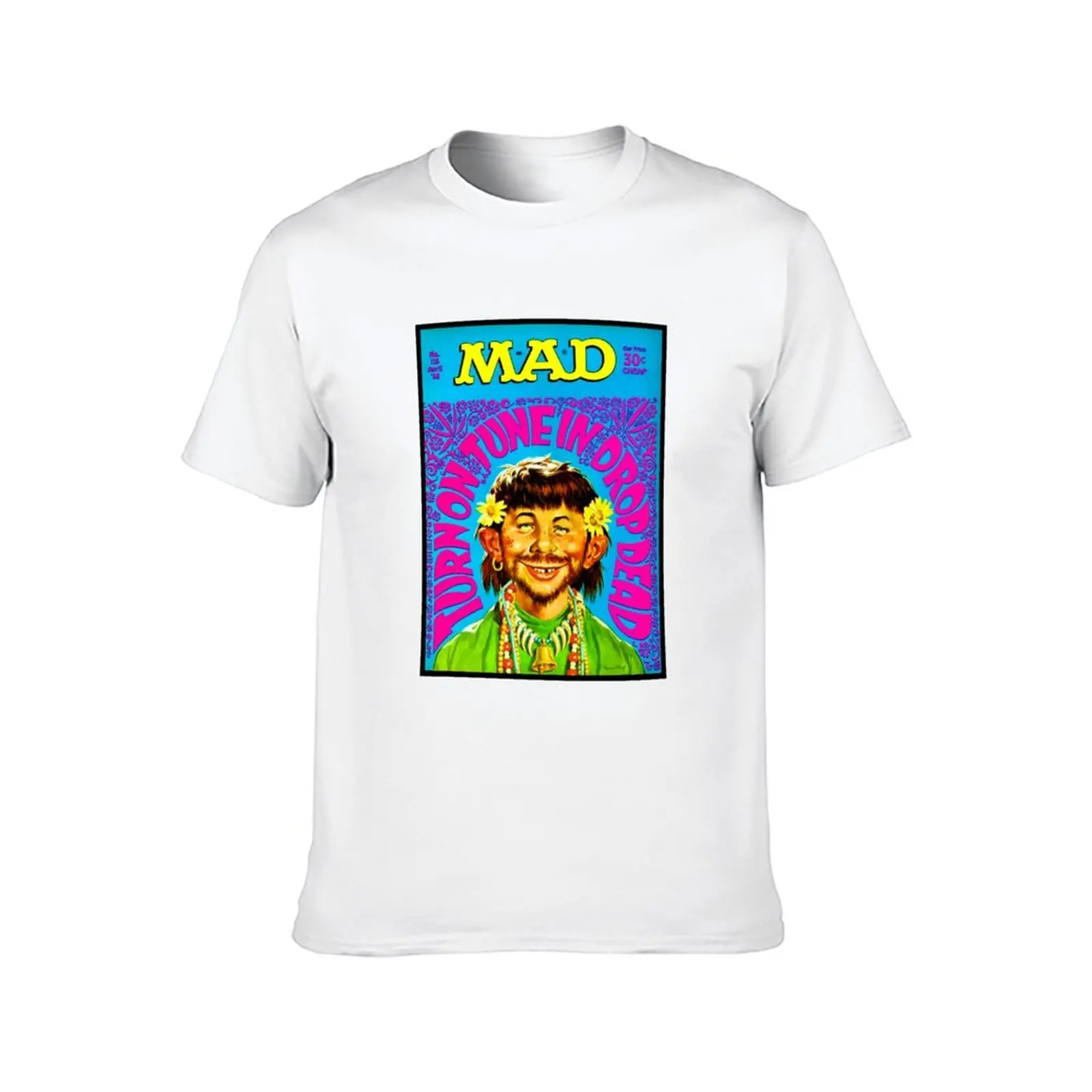 نعم، آخر غطاء مجلة كلاسيكي عتيق من MAD! تي شيرت رجالي تي شيرت للرجال تي شيرت كاجوال للرجال تي شيرت