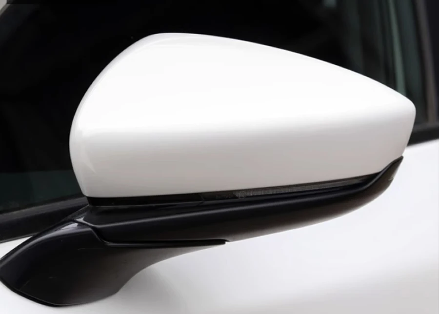 For Mazda 3 Axela 2020 2021 2022 2023 Car Accessories Door Wing Mirrors Holder Rearview Mirror Trim Ring Housing Frame view 6