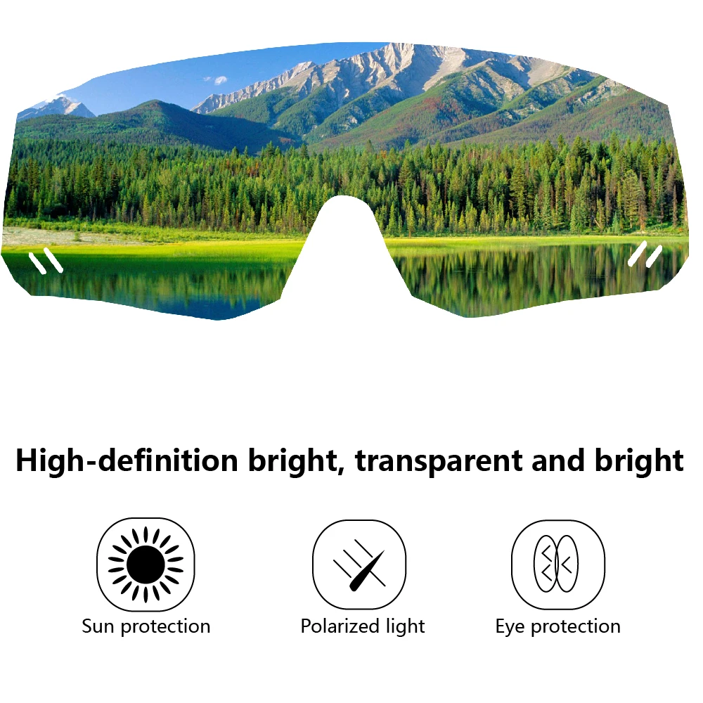 Photochromic Cycling Glasses for Men Women Sports Sunglasses for MTB Bike Baseball Fishing Camping Running UV400 Goggles