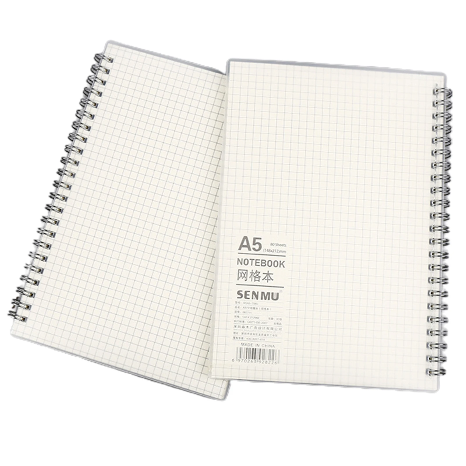 Sketchbook With Matte Cover Line / Grid Wirebound Ruled Sketchbook Perfect For Office School